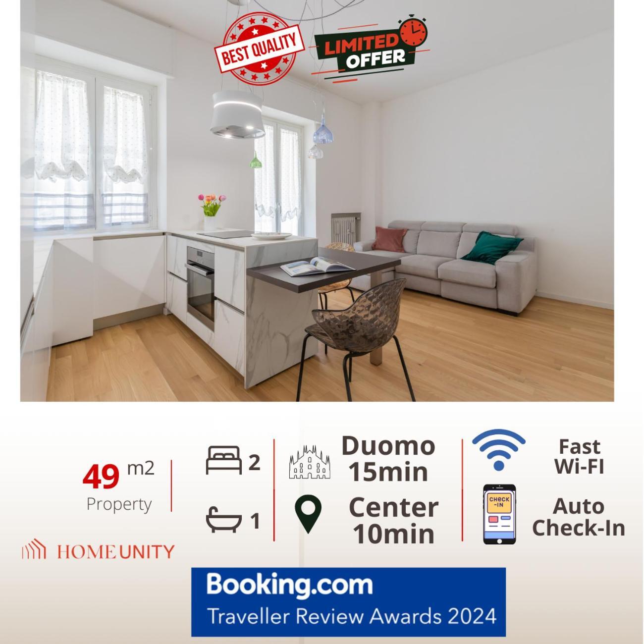 Design Premium Apartment In Center Milan - Homeunity Luaran gambar